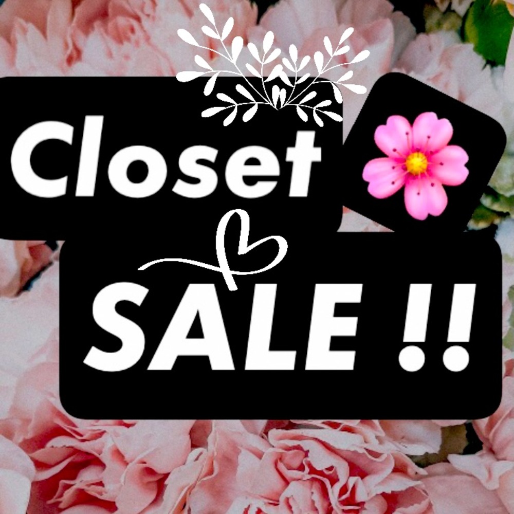 CLOSET CLEARANCE ITEMS